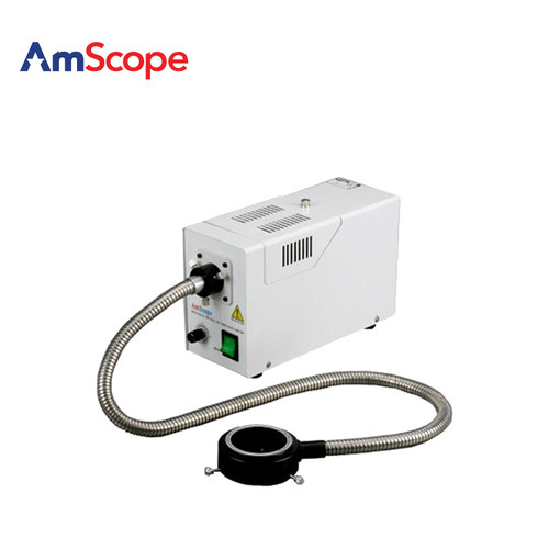 AmScope 150W光纤显微镜环形照明器显微镜照明灯
