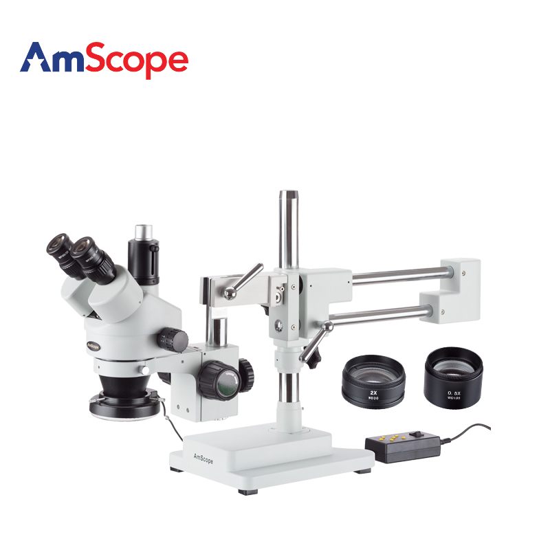 amscope体视显微镜带灯