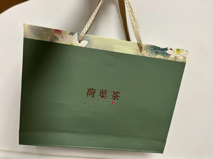 荷叶茶礼盒装微山湖特产特手搓制野生新鲜嫩荷叶茶颗粒花草茶500g