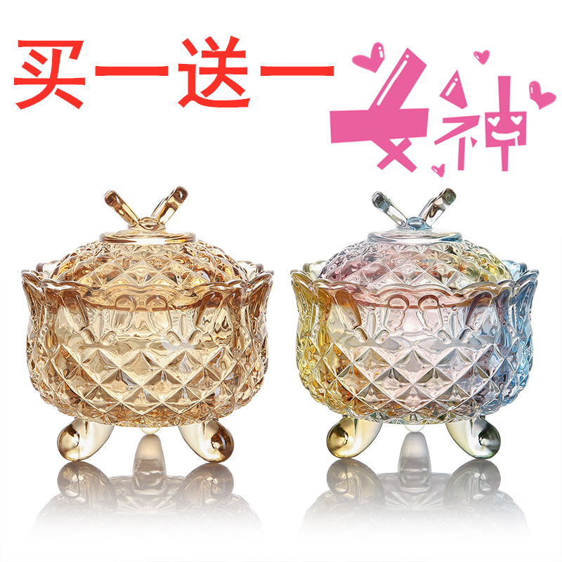 北歐式透明水晶玻璃糖果罐帶蓋糖果盒家用客廳臥室擺件裝飾結婚在類目 餐飲具, 咖啡器具, 糖缸中 - 來自Buy2taobao.com提供專業的淘寶代購服務