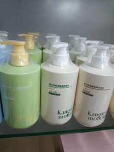 袋鼠妈妈青少年去屑控油轻盈柔顺修护洗发水500ml白茶花空灵之境
