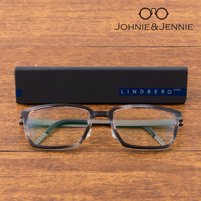 林德伯格商务方框超轻板材眼镜架