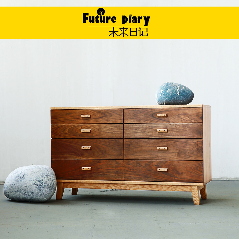 客厅八斗柜未来日记实木