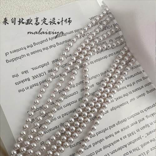 散珠diy玻璃仿施家珍珠
