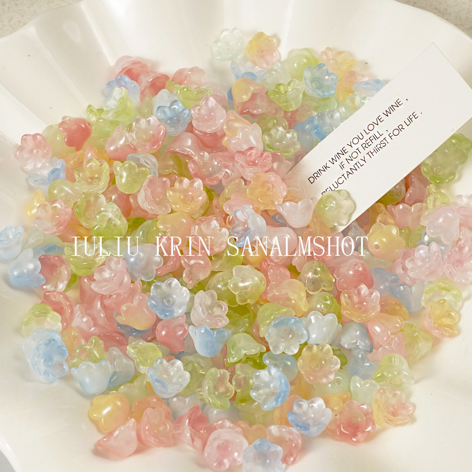 【铃兰】琉璃半透明多彩铃兰花糖果系串珠手链手链diy车挂材料,饰品/流行首饰/时尚饰品新,其他DIY饰品配件,淘宝优惠券,粉丝福利购,淘宝优惠卷