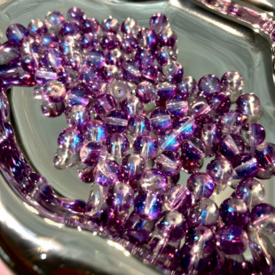 【星闪系列】30颗装10mm琉璃珠透明手工diy散珠串珠材料手链配件