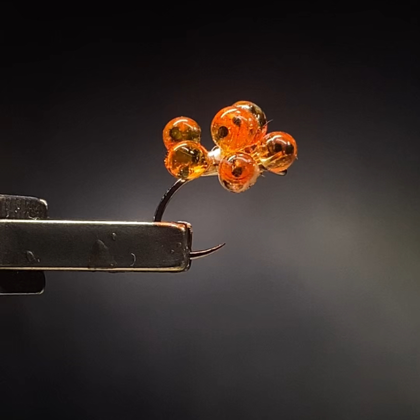 Y313鳟鱼饵北京飞蝇路亚鱼卵饵硅胶浮水鳟鱼饵缓沉饵米诺飞蛋飞钓