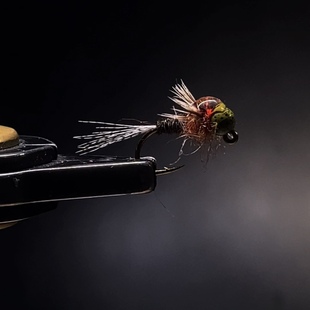 Y344北京路亚钨头若虫飞蝇钩飞钓鳟鱼饵管理场高压钓场SBR