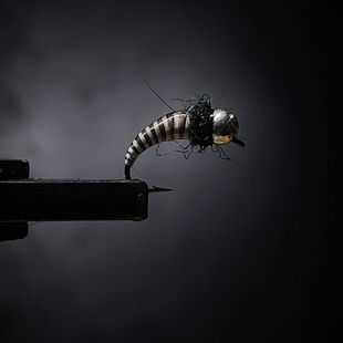 Y152北京路亚飞蝇钩钨头沉水湿蝇若虫飞钓鳟鱼饵昆虫仿生高压钓场