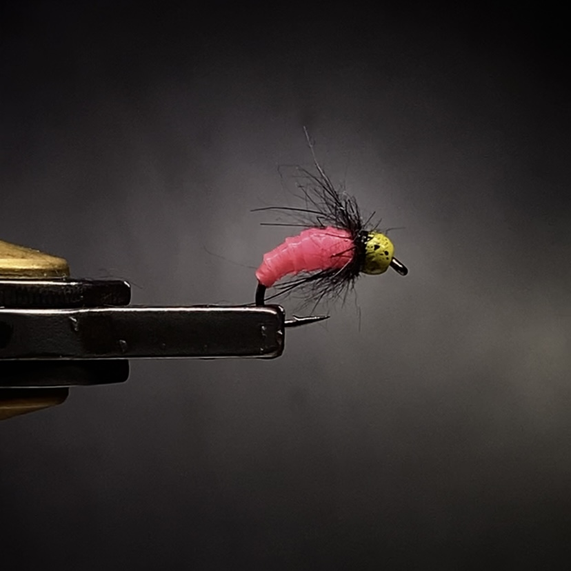 Y355北京路亚飞钓鳟鱼饵粉色若虫溪流饵仿生套装马口高压钓场黑坑