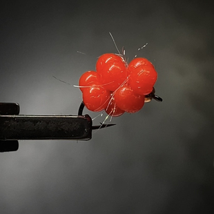 Y219鳟鱼饵北京飞蝇路亚鱼卵饵硅胶浮水鳟鱼饵缓沉饵米诺飞蛋飞钓