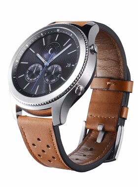 三星Galaxy Watch Active S5手表带Ticwatch1代/pro华米1/2真皮