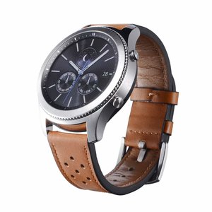 三星Galaxy Watch Active S5手表带Ticwatch1代/pro华米1/2真皮