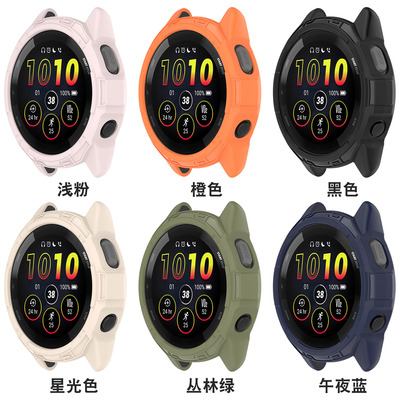 Garmin佳明fenix7x7s7xpro手表保护壳飞耐时7pro钢化膜防尘塞Venu3/3s EpixPro42/47/51mm 铠甲半包防摔表壳