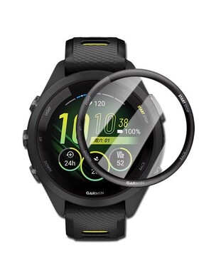 适用 佳明手表膜Forerunner265 965 165 970 570 265S手表保护膜venu3 3s贴膜表屏幕全屏软膜表屏防尘塞配件