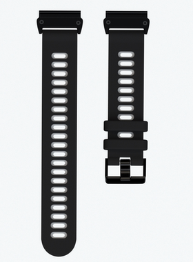 Garmin佳明fenix6/6x/6S pro双色表带fenix5/5X plus飞耐时3HR表带Forerunner935/945运动硅胶表带替换本能潮