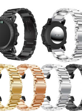 适用 松拓SUUNTO Core核心系列不锈钢表带  松拓核心ECOR表带手腕替换带 拓松智能手运动商务表配件带送工具