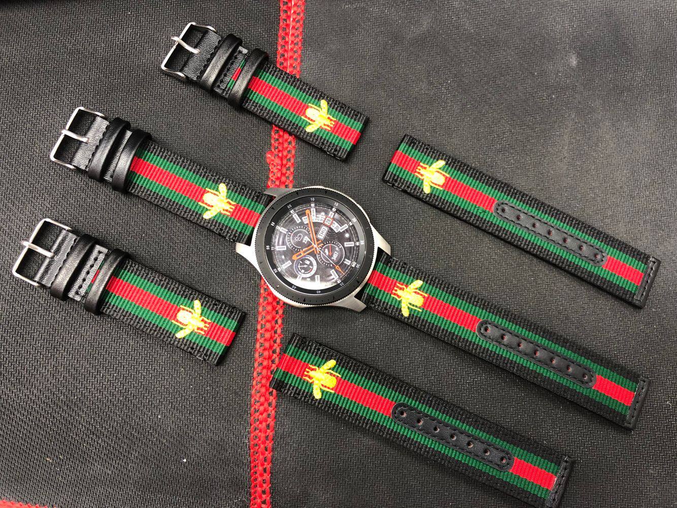 三星Galaxy Watch46mm手表带Ticwatch1代/pro华米1/2尼龙款咕咚s1