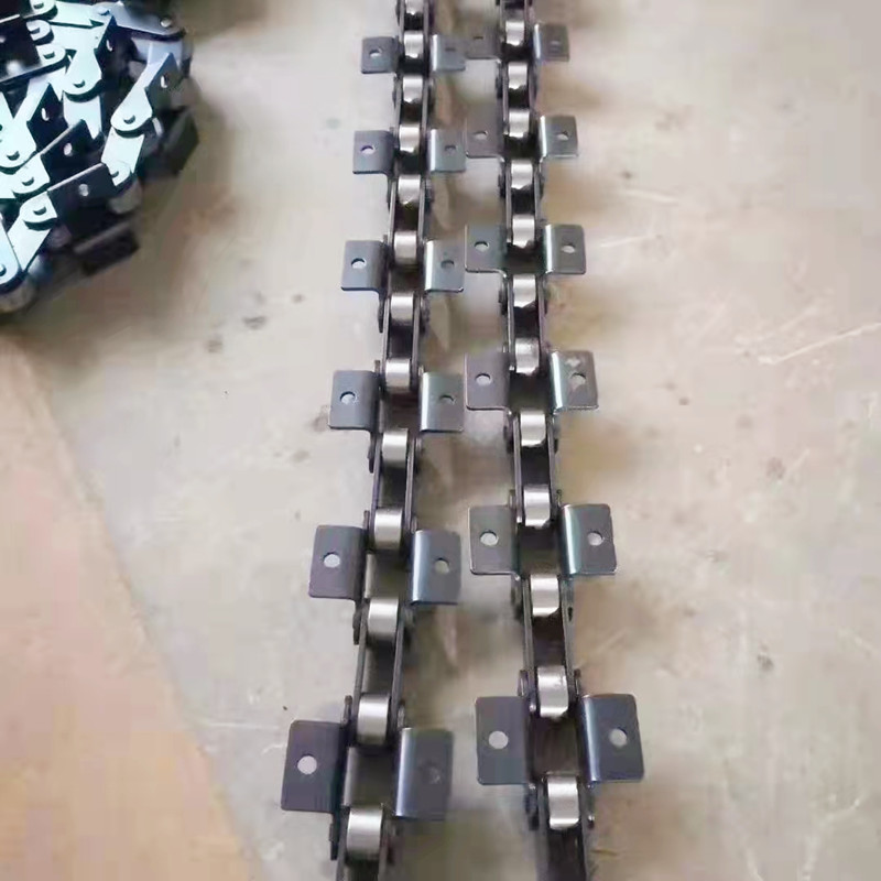 50.8带耳弯板滚子输送链条63.5