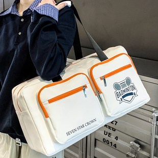 羽毛球包多功能手提运动健身训练包大容量球拍收纳包时尚单肩背包