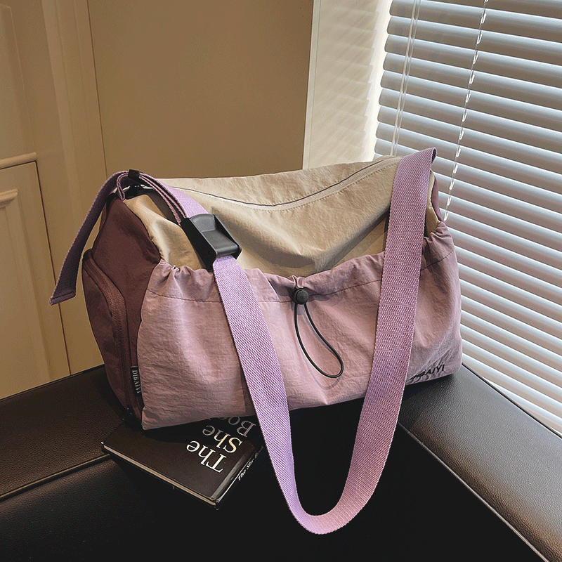 运动健身包女游泳背包轻便休闲斜挎包大容量收纳便携旅行包行李袋