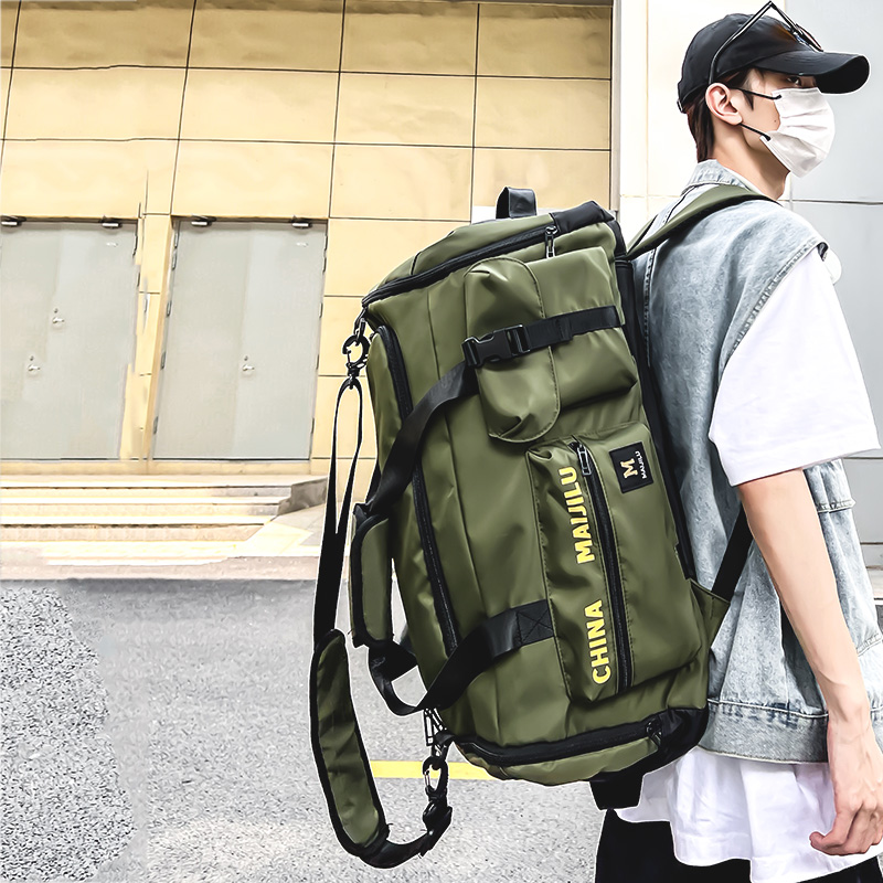 男士超大容量旅行包干湿分离健身包篮球运动手提包双肩行李袋背包