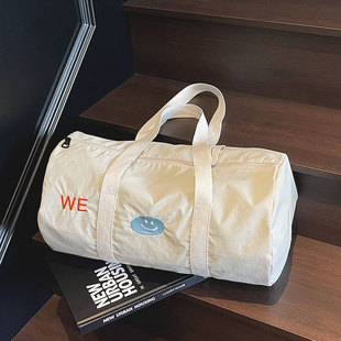 短途大容量旅行包休闲运动瑜伽健身包女生出行手提轻便收纳行李袋