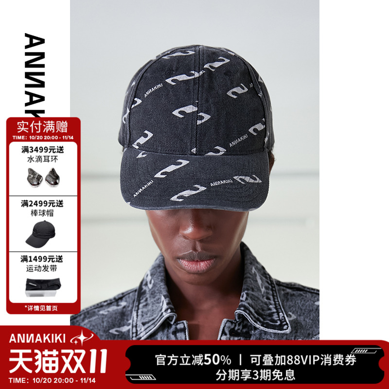 ANNAKIKI棒球帽街头鸭舌帽