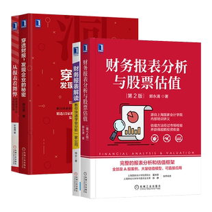 【全4册】财务报表分析与股票估值+穿透财报发现企业的秘密+财务报表解读+从报表看舞弊