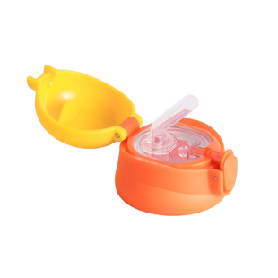 原装face小黄鸭儿童保温杯杯盖带吸管吸嘴KV48A宝宝水杯盖子配件