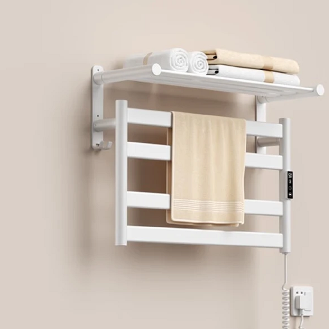 【可折叠】小户型优选电热毛巾架