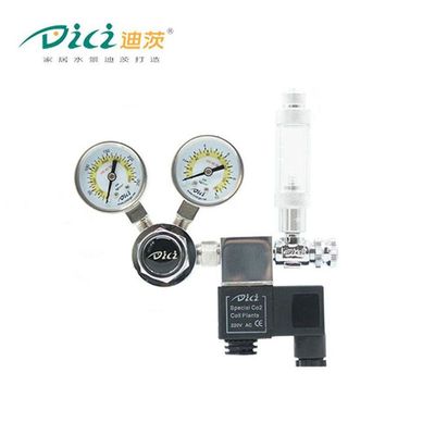 迪茨DC 经典电磁阀大双表减压阀+记泡器+微调/CO2双表表头