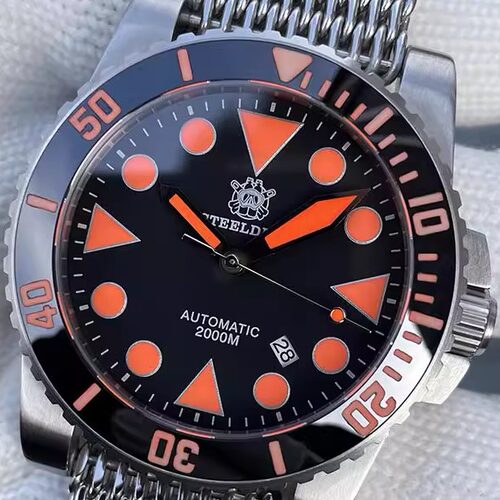 STEELDIVE钢潜专业潜水机械男表