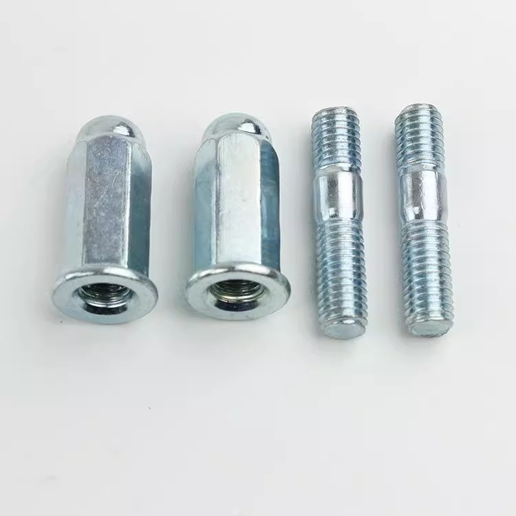 适用 力帆摩托KPV150 LF150T-8 LF125T-B花语缸头排气管螺丝螺母