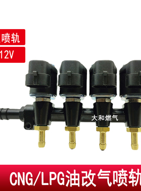 CNG油改气喷轨 改装配件油改气喷轨LPG液化气共轨锐欧RALL1G1