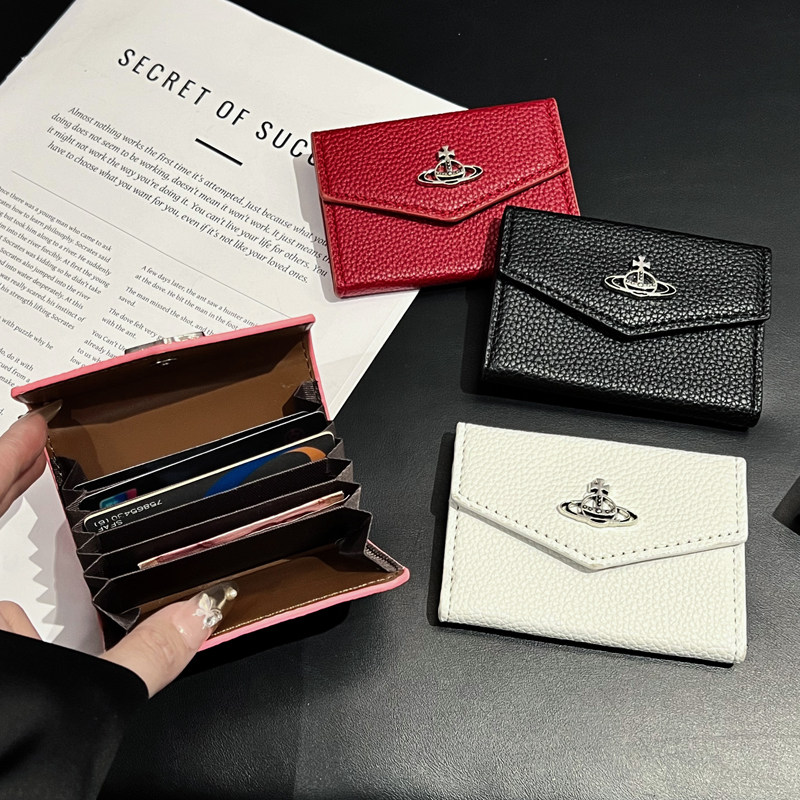 欧美朋克土星球高级卡套时尚风琴包卡包多卡位质感复古男女卡包潮