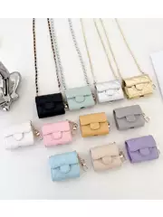 Light Luxury Caviar-Patterned Protective Case for AirPods 4, Apple Wireless Bluetooth Earphones, Suitable for 2Nd/3Rd Generation, Crossbody Strap, AirPods Pro 2Nd Generation, Neck Strap, AirPods 3 Chain, Huawei, Xiaomi, Leather