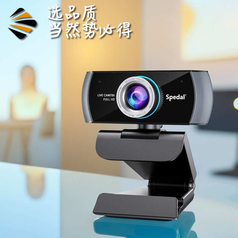 势必得spedal920台式电脑usb外接直播带货专用摄像头带麦高清美颜