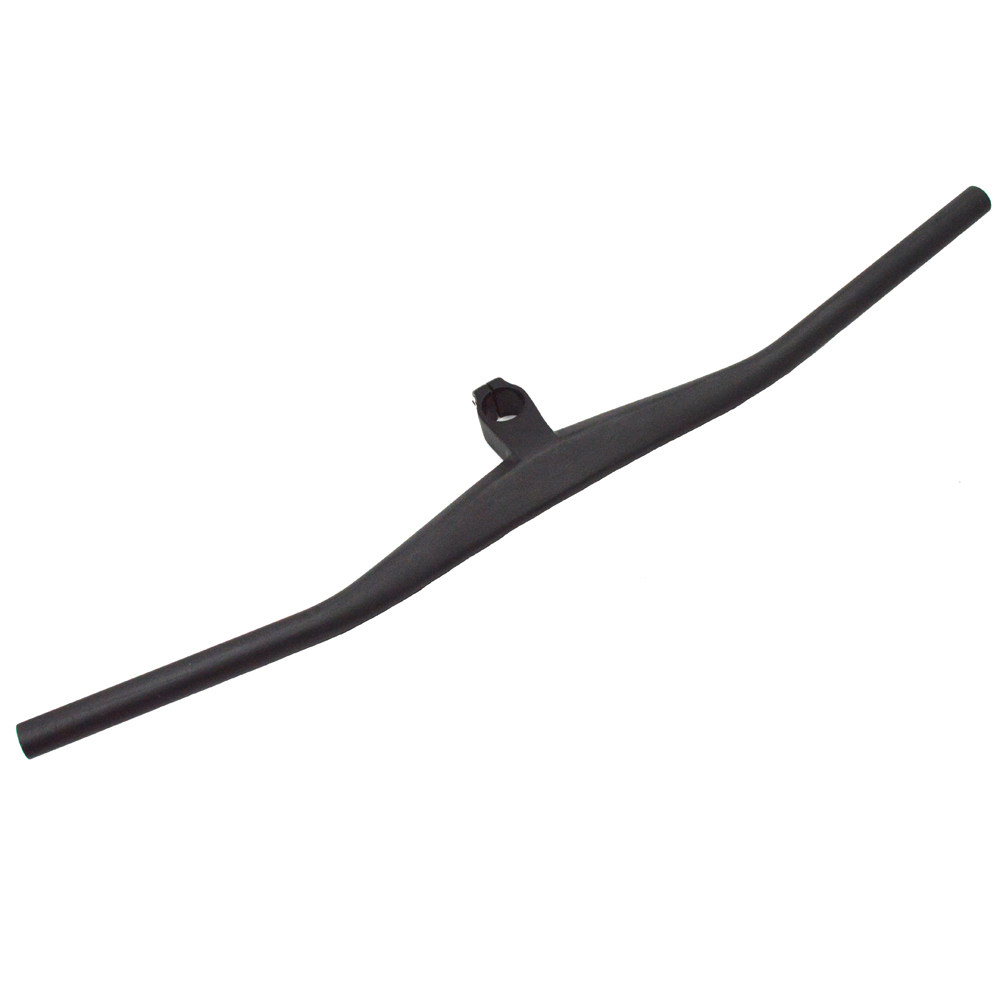 全碳纤维山地自行车一体车把直把带立管UD纹把横骑行装备