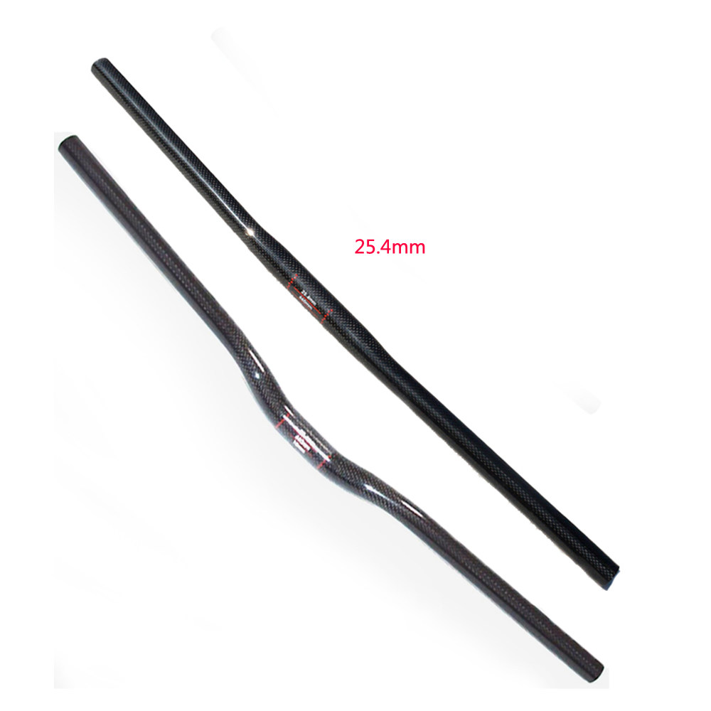 超轻碳纤维小轮儿童自行车直把横燕把小口径25.4mm折叠车改装减重