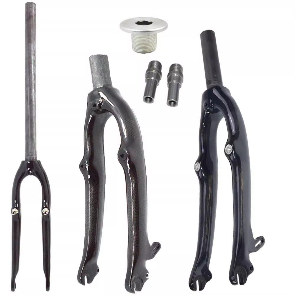 sp8折叠小轮车前叉V刹开档74mm