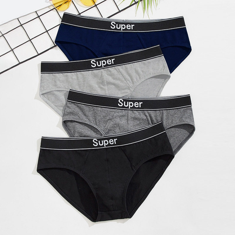 男士新款人棉中腰内裤舒适三角裤纯色运动型透气不勒肉内裤短裤男,女士内衣/男士内衣/家居服,男三角内裤,淘宝优惠券,粉丝福利购,淘宝优惠卷