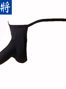 免脱性感男士内裤冰丝枪筒丁字裤枪弹分离单丁分仓式jj套T裤1男