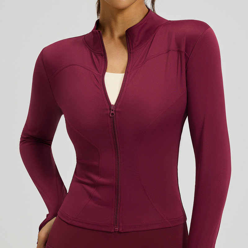 爆款防晒健身服休闲紧身显瘦上衣瑜伽服女长袖速干衣运动外套立领,运动服/休闲服装,健身衣,淘宝优惠券,粉丝福利购,淘宝优惠卷