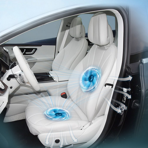 先思达夏季汽车座椅通风坐垫制冷夏天冷风透气散热凉垫靠背带风扇