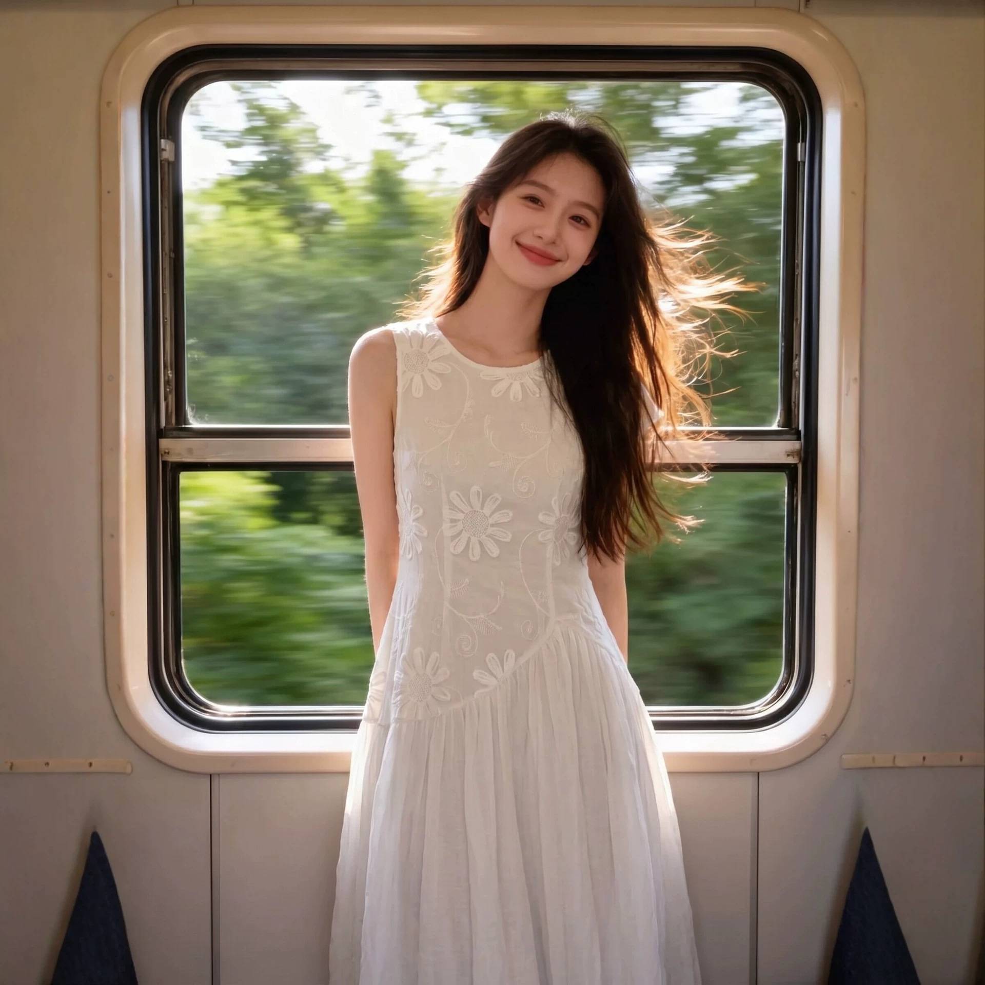 气质立体绣花连衣裙女2026夏季新款小个子高级感独特超好看长裙子