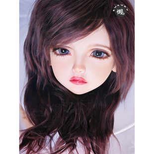 懒娃BJD娃娃假发 3分4分龙魂大叔SD帅酷男娃马海毛短发头弹性发网