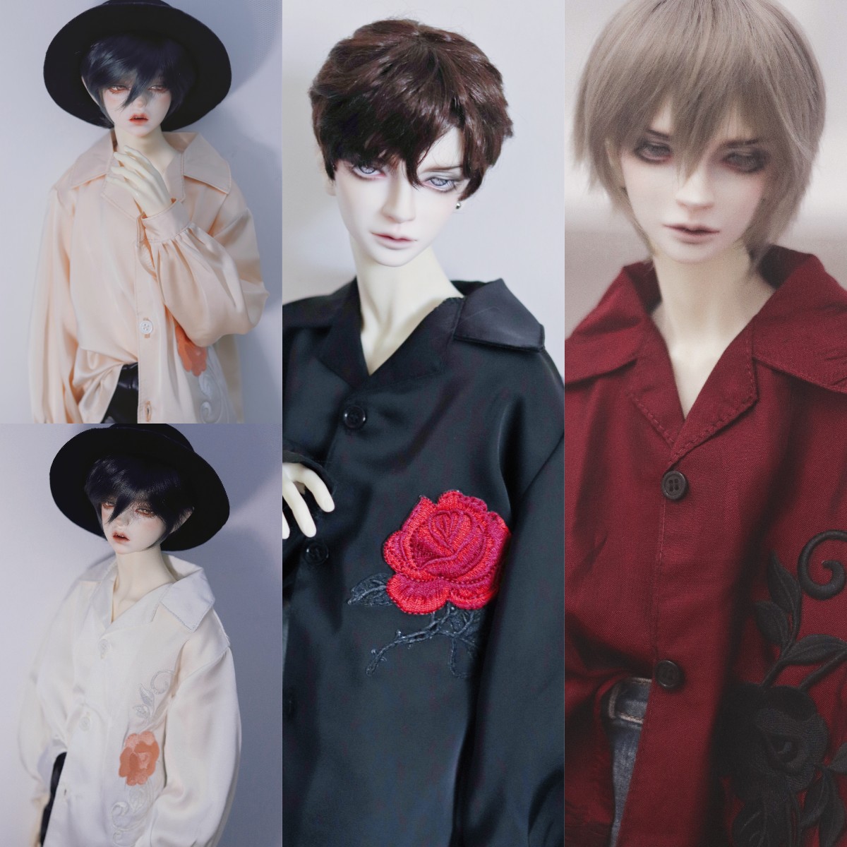 娃衣龙魂巨婴刺绣雪纺长袖人偶