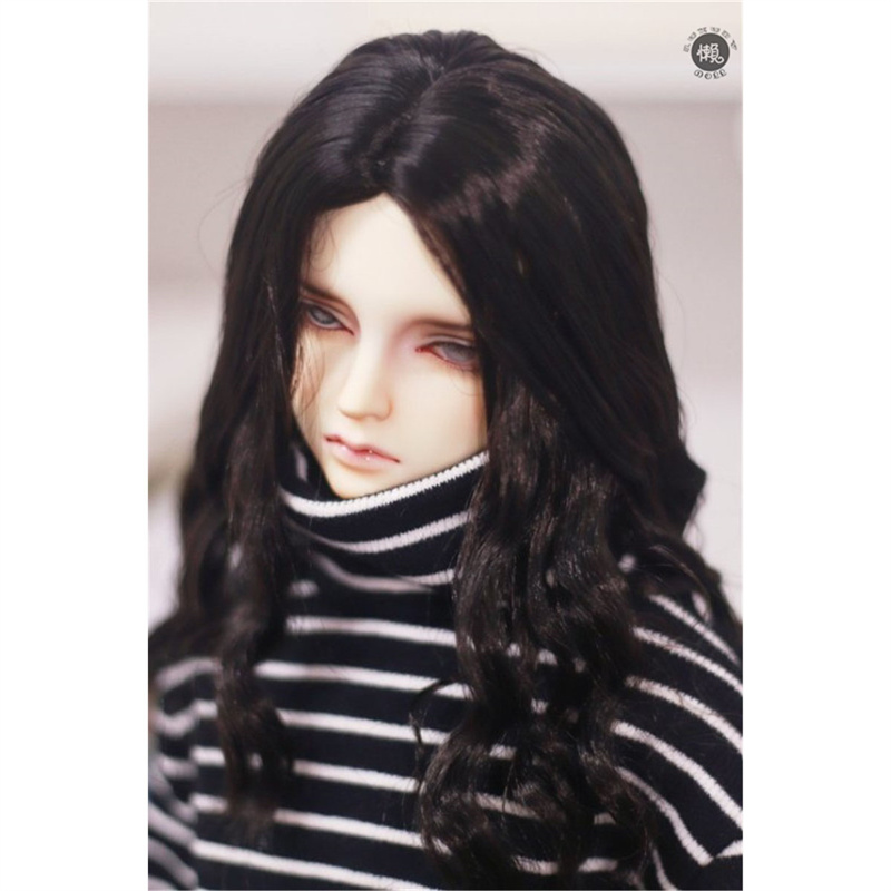 sd假发龙魂大叔中分牛奶丝人偶