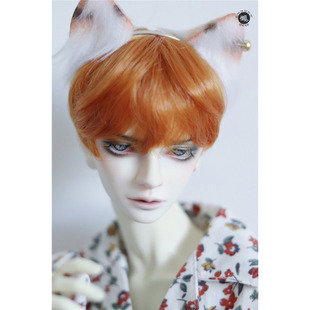 懒娃bjd假发643分大叔巨婴sd人偶男娃女娃日常服帖短头发-正太毛